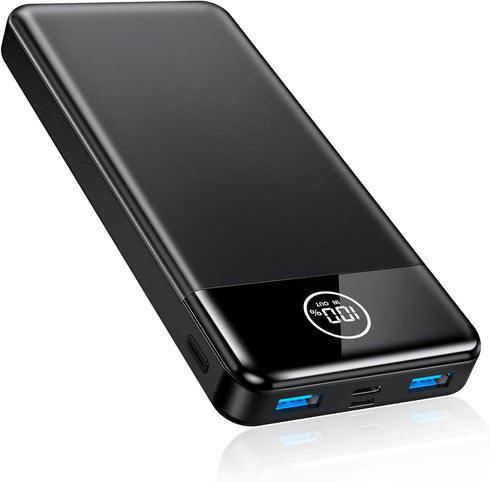 Portable Charger, 33800mAh Power Bank, 22.5W Fast Charging Battery Pack with USB C/USB A Output, Digital Display Portable Phone Charger for iPhone...