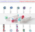 Electric Toothbrush Travel Case for Oral-B Toothbrushes - 4 Pcs Toothbrush Head Covers Compatible with Oral B Electric Toothbrush Heads (Pink)...