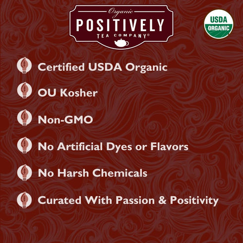 Organic Positively Tea Company, Island Breeze Rooibos Tea, Loose Leaf, 4 Ounce...
