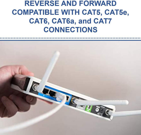 On-Q AC3525WHV1 5e Patch Cable, 25 feet, White...