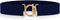 Women Elastic Belt, Invisible Stretch Ladies Belts with Gold Flat Buckle Skinny Waist Belt For Jeans Pants Dresses...