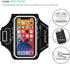 JEMACHE Running Armband for iPhone 16e 16 15 14 13 12 Pro, Samsung Galaxy S25 S24 S23 S22 S21, Gym Workouts Arm Band with Earphone Holder (Black)...