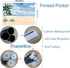 Sea Beach Canvas Wall Art Coastal Poster Wall Nature Modern Seascape Canvas Sandy Beach Coastal Landscape Canvas Coastal Beach Pictures Painting A...