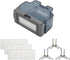 Robot Vacuum Replacements Parts Fit For Lefant M210/M213/M210b, For Okp K2 K2p K3 K4 K5 L1 K2p Robot Vacuum Cleaner, Vacuum Dust Pan, Side Sweep E...
