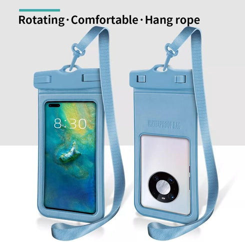 Waterproof Case Universal Phone Holder Pouch, IPX8 Underwater Cellphone Dry Bag Compatible with iPhone 13 Pro 12 11 14 Pro Max XS XR X 8 7 6S, Sam...