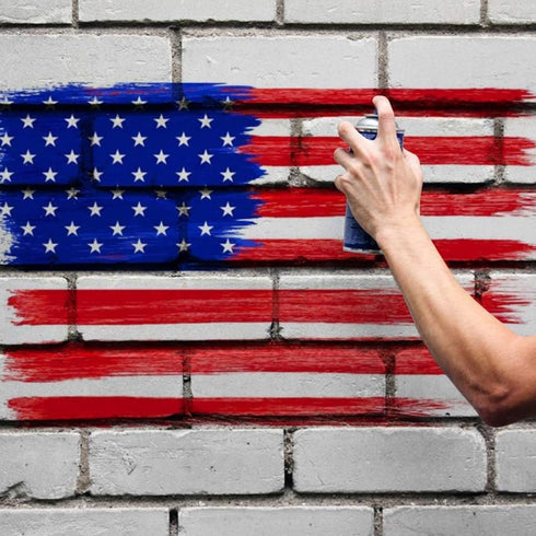 Extra Large Star Stencil (17x12 Inches) - 50 Stars American Flag Stencils for Painting on Wood - Airbrush, DIY Drawing, Spray Paint Stencil & Craf...