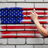 Extra Large Star Stencil (17x12 Inches) - 50 Stars American Flag Stencils for Painting on Wood - Airbrush, DIY Drawing, Spray Paint Stencil & Craf...