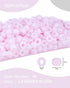 Deinduser Bulk Pony Beads with Storage Box - Pink Pony Beads, Rainbow Pony Beads for Bracelets, Beads for Crafts, Hair Beads for Girls, Key Chain,...