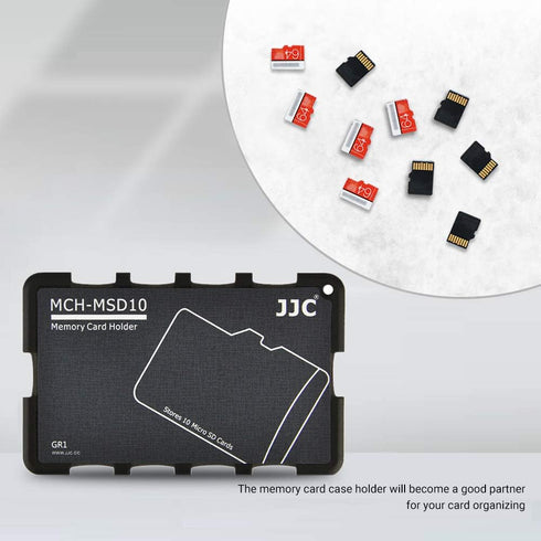 10 Slots Micro SD Card Case Holder Storage Organizer, Ultra Slim Credit Card Size Lightweight Portable TF MSD Memory Card Storage...