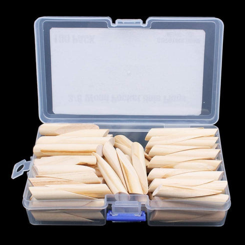 AUTOTOOLHOME 100 Pack Solid Wood Pocket Hole Plugs Pine for Pocket Hole Jig Woodworking Tool with a Storage Case(100)...