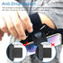 Running Armband with Headset Bag for Samsung Galaxy S25, S24, S23,S22,Zipper Slot Car Key Holder, Workouts Sports Phone Arm Band(Black)...