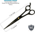 Professional Hair Cutting Scissors - Krisp Shave Japanese Stainless Steel Salon Barber Scissor (7 Inch) - Shears for Men's Beard Mustache Women Ki...