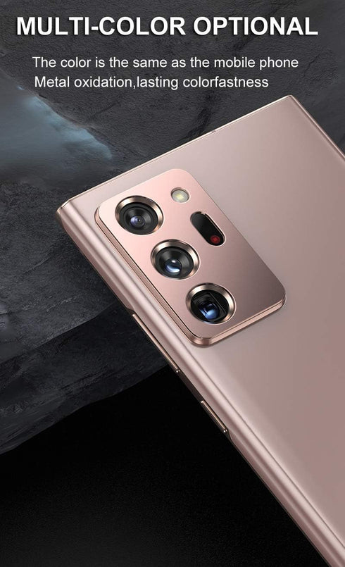 2 Pack Metal Camera Lens Protector for Samsung Note 20 Ultra, Galaxy Note 20 Ultra Camera Protector, Note20 Ultra 5G Camera Screen Protector Full ...
