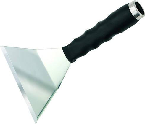 IVY Classic 23075 7" Heavy-Duty Bent Pole Scraper with Stainless Steel Blade, 1-Pack...