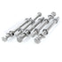 (5 Sets) 5/16-18x5" Hex Head Stainless Steel Bolts and Nuts with Flat & Lock Washers, 304 Stainless Steel 18-8, Fully Threaded, 5/16 Bolt, Bolts a...