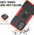 Case Compatible with Galaxy A52/GalaxyA52S 5G with Tempered-Glass Screen Protector, Kickstand Built-in 360° Rotate Ring Magnetic Holder Stand Cove...