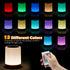 Night Light, LED Touch Bedside Table Lamp, Muti-Colour, USB Rechargeable, Remote Control, Portable Lamp for Baby Bedroom, Living Room...