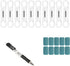 10 Pack Magnetic Pen Pencil Holder, Magnetic Pen Organizer Silicone Adjustable Pencil Holder Marker Clip Office Accessories for Refrigerator Desk ...