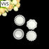 Metal Die Cuts Set Include 4 Different Patterns Round Lace Flower Border Cutting Dies Cut Stencils for Scrapbooking Photo Album Decorative Embossi...