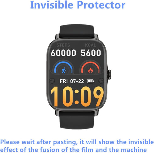 Compatible for Zhizhi P72 Smart Watch Screen Protector (6 Pack) Compatible for SOUYIE 1.91" Smartwatch Flexible Full Coverage Clear TPU Film...
