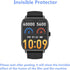 Compatible for Zhizhi P72 Smart Watch Screen Protector (6 Pack) Compatible for SOUYIE 1.91" Smartwatch Flexible Full Coverage Clear TPU Film...