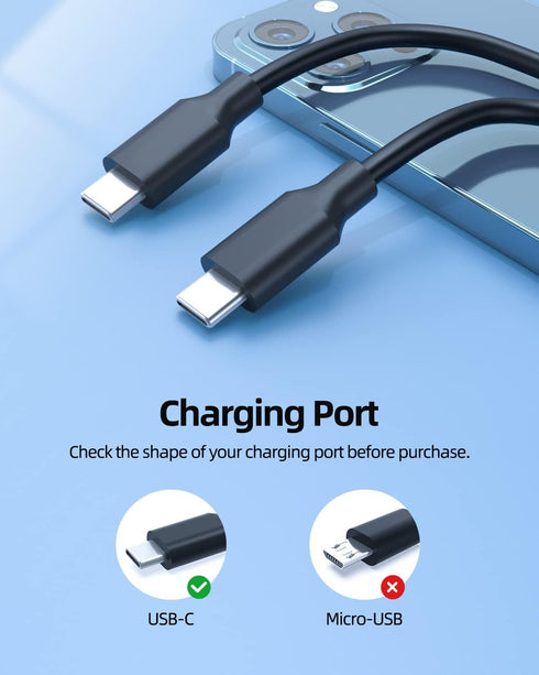 Foldable 20W Fast Charging Fit for Google Pixel Charger (Black)...