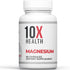 10X Health Magnesium Citrate Capsules - Magnesium Supplement for Adults to Support Sleep, Muscle Function, Stress, Cardiovascular & Heart Support ...