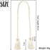 BEL AVENIR 4 Pack Curtain Handmade Tiebacks Decorative Curtain Holdbacks with Tassel (Beige, 4 Pack)...