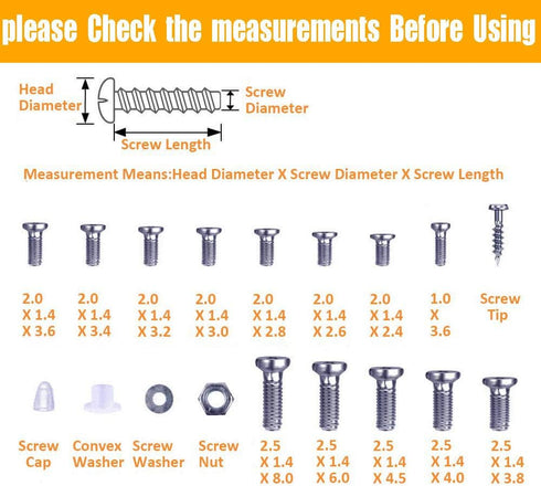 Eyeglasses Repair Kit, HKIDEE Sunglasses Repair Kit with 1000PCS Eyeglass Screws and 6 Pcs Screwdrivers Tweezer for Glasses, Sunglass, Watch Clock...