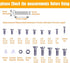 Eyeglasses Repair Kit, HKIDEE Sunglasses Repair Kit with 1000PCS Eyeglass Screws and 6 Pcs Screwdrivers Tweezer for Glasses, Sunglass, Watch Clock...