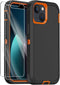 Annymall for iPhone 13 Case with 2 Screen Protector,Shockproof Drop Protection Full Body Heavy Duty 3 Layer Military Rugged Durable Phone Cover fo...