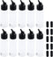 T Tulead Plastic Jar Bottles 30ml Dual-Action Adapters Airbrush Bottles Pack of 10 with Caps...