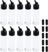T Tulead Plastic Jar Bottles 30ml Dual-Action Adapters Airbrush Bottles Pack of 10 with Caps...