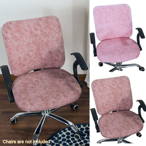Office Separated Chair Cover, Computer Office Chair Cover Protective, Modern Computer Office Swivel Chair Cover Separate Stretchable Removable(Pin...