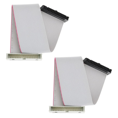2Pcs 34 Pins IDC Extension Cable IDC Extension Jumper Connector Male to Female IDC Extension Cable 2.54mm Pitch Double Row Flat Ribbon Cable...