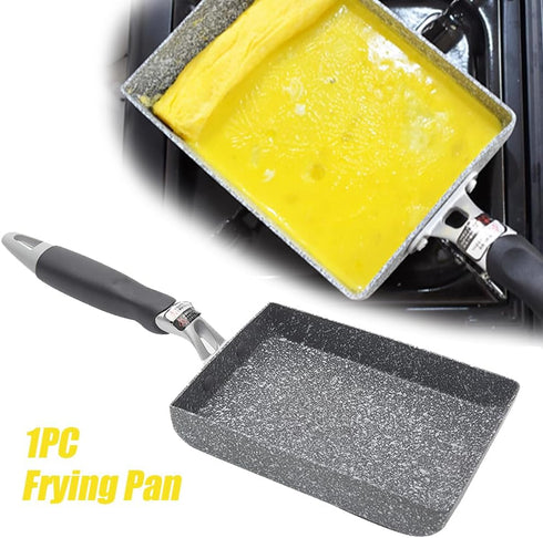Tamagoyaki Omelette Pan, Japanese Square Egg Pan Nonstick Frying Pan for Eggs, Sandwiches, Pancakes, Omelets(size:straight side)...