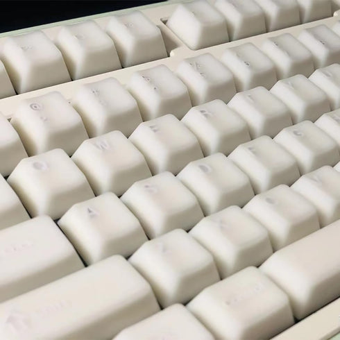114 Keys White Jade Keycaps PBT Doubleshot Cherry Profile Keycap Set Fit for 61/87/104/108 Mechanical Keyboard Cherry Mx Gateron Switches...
