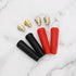 4Pcs DKJ10-25 TIG Welding Cable Panel Connector Plug Connector Socket Set 200Amp Dinse Quick Fitting for TIG Welding and Plasma Cutter Machine Red...