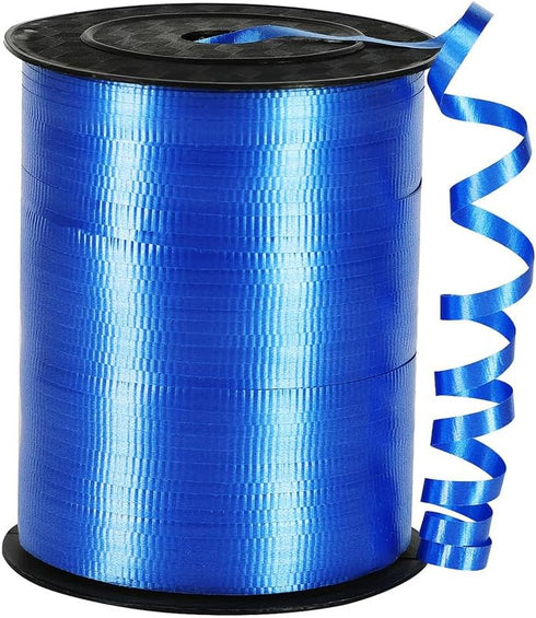 Blue Curling Ribbon,3/16 inch x 500 Yard Crimped Royal Blue Curling Ribbon for Gifts Wrapping, Birthday, Florists Crafting...