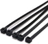 SYD 4 Inch length, 18lb Small size Self Locking Nylon Cable Zip Ties -1000 Piece (Black)...