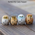 Mini Owls Fairy Garden Accessories, Owl Miniature Figurines Fairy Garden Decor for Micro Landscape, Plant Pots, Bonsai Craft Decor, Party Decorati...
