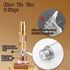 5ml Mini Portable Refillable Perfume Spray Bottle,with Bottom Filling Design, Genuine Leather Shell, Nanoscale Sprinkler, Great Companion for Trav...