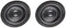 DMiotech 2 Pack 0.5W 8 Ohm 27mm Diameter DIY Magnetic Speaker Round Type Internal Replacement Loudspeaker for Building Intercom Black......