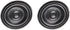 DMiotech 2 Pack 0.5W 8 Ohm 27mm Diameter DIY Magnetic Speaker Round Type Internal Replacement Loudspeaker for Building Intercom Black......