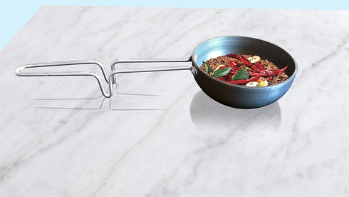 Essential Non-stick Aluminium Tadka Frying Pan, Omelette Fry Pan, 11 Inch Black Color...