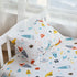 Astronaut Space Galaxy Baby Crib Sheet Outerspace Adventures 100% Soft Breathable Microfiber Baby Sheet Fits Standard Size Crib Mattress 28in x 52...