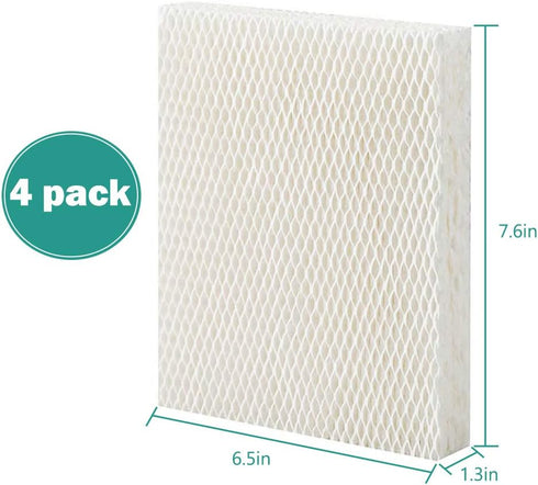 4 Pack HFT600 Filters Replacement Compatible with Honeywell Tower Humidifier HEV615 HEV620 Honeywell HEV615 HEV620 HEV615B HEV615W HEV620B HEV620W