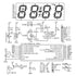 Gikfun 4-Digit LED Electronic Alarm Clock DIY Kits with Acrylic Shell Soldering Practice Learning Project EK1985-US......