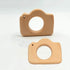 Lovely Cartoon Wood Camera Teether Toys Pure Natural Animal Teething Shape Beech Wooden Handmade Pattern Accessory DIY Jewelry Making Necklace Pen...