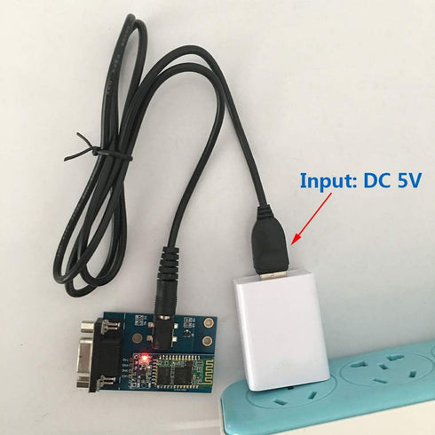 DSD TECH SH-B23A Bluetooth 2.0 to RS232 Serial Adapter with DB9 Converter...